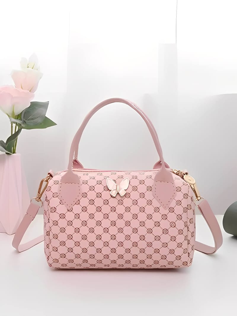 Bolsa Tiracolo em Couro PU Estampada com Alça Ajustável - Brunelli